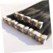 POPETPOP Real Hair Wig Straight Hair Extensions Tape in Hair Seamless Hair Extention Human Hair Wigs Invisible Hair Weaving medium Black - Buy Online on GoSupps.com
