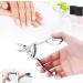 Stainless Steel Barrel Spring Cuticle Nipper Toe Finger Cuticle Clipper Durable Cuticle Trimmer for Manicures Pedicures - Buy Online on GoSupps.com