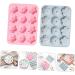 Zerodeko 4 Pcs Silicone Mold Christmas Party Baking Supplies Chocolate Christmas Xmas Soap Christmas Soap Flower Mould Silicone Soap Molds Flower Candle Mold Jelly Silica Gel 17X12.6X1.2CMx2pcs - Buy Online on GoSupps.com