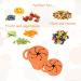 Vicloon Collapsible Silicone Baby Snack Cup - Non Spill Snack Pot with Lid for Toddler, Orange - Buy Online on GoSupps.com