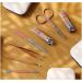 Nail Clipper Set 7-Piece Nail Clippers Set Portable Nail Set Personal Care Pedicure Set Stainless Steel Beauty Set (Rose Gold/Black) Nail Clipper Kit (Color : A-7 Piece Set) - Buy Online on GoSupps.com