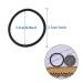 Driew Small Hair Ties 200 pcs - Mini Black Ponytail Holder Elastic Bands - Buy Online on GoSupps.com