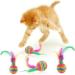 Molain Cat Toys Balls with Feather 8 Pieces Rainbow Cat Balls Toy Interactive Kitten Toy Colorful Balls for Indoor Ourdoor Kitty Kitten Chewing Training Hunting Multi-colored - Buy Online on GoSupps.com