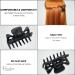 Parcelona French Classic Small Celluloid Hair Claw Clip - No Slip Grip - Made in France (Solid Black) - Buy Online on GoSupps.com