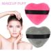 XYAM Makeup Blendiful Puffs Large Face Powder Puffs Cotton Velour Love Shape with Strap Makeup Tool Sponges(Love Heart White) Love heart White - Buy Online on GoSupps.com