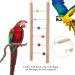 Parrot Wooden Ladder Perch Pet Birds Climbing Hanging Swing Toy for Parakeet Cockatiel Macaw African Grey Cockatoo Lovebird Finch(Beads) - Buy Online on GoSupps.com