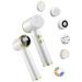 6 in 1 Face Brushes for Cleansing and Exfoliating Spin Facial Cleansing Brush with LED display Electric Face Cleansing Brush Rechargeable Facial Cleansing Brush with 6 Heads BSROLUNA(Milk White) Milkwhite