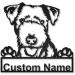 Personalized Lakeland Terrier Wooden Shield Art | Custom Birthday & Father's Day Gift | Unique Animal Decor - Buy Online on GoSupps.com