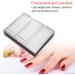 High-End False Nail Art Box | Clear Manicure Tool Storage with Gems & Beads | International Shipping - Buy Online on GoSupps.com