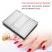 Empty Nail Storage Box | 30-Grid Black Nail Art Decoration Container & Tip Holder - Buy Online on GoSupps.com