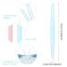 Shop WLLHYF 3-Piece Glass Cuticle Pusher Set - Dual-Ended Manicure Tools for Nail Care (Blue Pink Transparent) | International Shipping Available - Buy Online on GoSupps.com