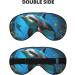 3D Underwater World Fish Dolphin Sleep Mask - Adjustable Breathable & Stylish Eye Mask for Ultimate Comfort - Buy Online on GoSupps.com