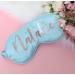 Personalised Sleep Silk Satin Eye Mask Custom Any Name Rest Sleeping Relaxing Mask Gift for Her Mothers Day Birthday Bridesmaid Hen Bridal Christmas Gift Party Favours Present HUNYLONDON (Turquoise) - Buy Online on GoSupps.com