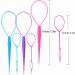 Tail Hair Loop Styling Tool Large + Small Hair Pull Through Tool Hair Accessories for Women French Braiding Hair Tool Hair Flipper Pull Through Pony Tail Hair Tool Loop Hair Tool - Buy Online on GoSupps.com