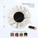 Adjustable Silk Satin Bonnet | Double-Layer Sleeping Hat for Women - Champagne/Black - Buy Online on GoSupps.com