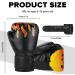Flintronic Children's Boxing Gloves - 6oz Junior Kickboxing Muay Thai MMA Martial Arts Sparring (Ages 3-10) - Black Flame Style - Buy Online on GoSupps.com