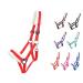 NETPROSHOP Solid horse halter padded and adjustable size Mini Shetty to Full and Coldblood Size:Pony Color:Red Red Pony