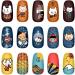 KADS Nail Art Stamping Plates Set Image Template Stencils Pattern with Stamping Plates Holder Case Organizer (TR012) - Buy Online on GoSupps.com