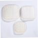 5pcs Loofah Shower Rub & Exfoliator Pads - Makeup Remover Bath Scrubber & Facial Scrubber for Ultimate Skin Care - Square Loofa Sponge Pack - Buy Online on GoSupps.com