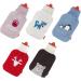 Snoozy XXL Hot Water Bottle - 2L with Soft Cozy Cover | Natural Rubber | Pink Heart - Long-Lasting Heat for Comfort - Buy Online on GoSupps.com