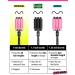 Beauty Babe Waves 3 Barrel Curling Iron Hair Waver 1.25 Inch - Pink Jumbo Ceramic Wand for Perfect Beach Waves - Buy Online on GoSupps.com