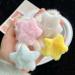 xbiez Cute Scrunchies Y2K Style Star Hair Tie Hair Rope Strong Hold Colorful Costume Star Hair Tie Scrunchie Hair Accessories Pink - Buy Online on GoSupps.com