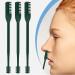 Nose Hair Trimmer for Women Double Head Nose Hair Trimmer 360 Degree Rotatable Portable Trimmer Device 3 Pieces Cutting Set for Grooming Home and Away Dark Green - Buy Online on GoSupps.com