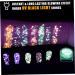 Glow-In-The-Dark Glitter Set | 12 Luminous Colors for Body Face & Hair | Self-Adhesive UV Black Glitter | International Shipping Available - Buy Online on GoSupps.com