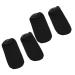 Qukaim Gel Moisturizing Socks Foot Gel Moisturizing Socks 2 Pairs Deep Moisturizing Remove Cracked Skin Reusable Black
