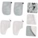 FRCOLOR Foot Cover 2 Pairs Gloves disposable booties accessories mittens Paraffin Mitts paraffin wax for feet wax dip for hands paraffin accessories paraffin glove care liner 28x20cm Grey - Buy Online on GoSupps.com