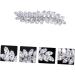 Mikinona 1pc Half up Hair Clip Wedding Decor Girl Hair Clip Hair Diamonds Crystal Hair Vintage Decor Bling Hair Barrettes Wedding Hair Pins Bridal Flower Comb Spiral Bride Zircon Headband - Buy Online on GoSupps.com