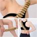 Natural Wood Massage Roller with Handle - 44cm Deep Tissue & Cellulite Relief for Neck Legs Back & Body | 12 Rotatable Design - Buy Online on GoSupps.com