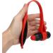 Massage Hammer - Soft Silicone Body Massager for Stress Reduction | Elastic Red & Black Design for Eye & Neck Relief - Buy Online on GoSupps.com