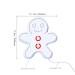 St16s32-fnu0102-wp Gingerbread Man LED Neon Sign - White/Purple Dual Color - Perfect Holiday Decor - Buy Online on GoSupps.com