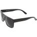 zeroUV Eazy E Square Flat Top Sunglasses | Shiny Black/Smoke Polarized - OG Loc Style - Buy Online on GoSupps.com