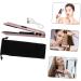 BIUDECO Curling Iron Travel Size Flat Iron for Hair Travel Hair Curler Hair Curling Tools Mini Splint Abs Golden 21X4X3.5CM - Buy Online on GoSupps.com