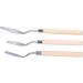 3Pcs Wooden Handle Palette Knife Set for Oil Painting and Art Scraping - Buy Online on GoSupps.com
