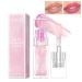 Color Changing Lip Oil Magic Big Brush Color Changing Lip Oil Moisturizing Lip Gloss Long Lasting Lip Glow Oil Nourishing Repairing & Non-sticky Primer Lip Tint (Shimmery Pink)