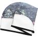 Hair Towel Wrap - Quick Drying Hair Turban with Button | Watercolor Winter Landscape Design for Christmas | Ideal for Fast and Easy Hair Drying - Buy Online on GoSupps.com