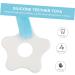 TOYANDONA Baby Bunny Pacifier Blanket - Infant Soothing Toy with Sensory Taggy Blanket Label, Blue - Buy Online on GoSupps.com