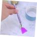 FRCOLOR Silicone Brush Facial Brush Facemask Brush Silicone Brush Makeup Brush Purple Makeup Brush Cosmetic 17*3cm Purple - Buy Online on GoSupps.com