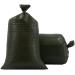 UpNorth Sandbags 20-Pack - Empty Woven Polypropylene Sand Bags with Ties, UV Protection - 14 x 26 Military Green - Buy Online on GoSupps.com