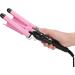 3 Barrel Curling Iron Wand - Adjustable Hair Waving Tool | Zeolite Triple Barrel Curling Wands for Women & Girls (US 22mm) - International Shipping Available - Buy Online on GoSupps.com
