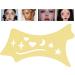 Winged Eyeliners Tool Soft Flexible Eyeliners Stencils | Precision Beveled Design Eye Liners Reusable Cleaning Cloths for Women Yellow - Buy Online on GoSupps.com