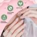 20 Semi Cured Gel Nail Strips Gel Nail Stickers Soft Gel Nail Strips Semi Cured Gel Nails Clear Colour Salon-Quality Gel Nail Polish Strips for Women and Men (Crystal Clear) - Buy Online on GoSupps.com