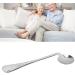 2pcs Stainless Steel Curved Utensils Reduce Wrist Pressure Adaptive Utensils Lightweight Angled Spoon with Ergonomic Design for Arthritis Parkinson's Disease (Left Hand) - Buy Online on GoSupps.com