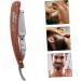Vintorky Mustache Razor for Men - Travel-Friendly Manual Hair Trimmer with Earth Color Wood Handle & Stainless Steel Blades - Buy Online on GoSupps.com