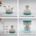 Portable Rose Gold Contact Lens Case with Cleaner Washer Eye Lens Applicator & Solution Bottle - Travel Size Kit for Daily Use - Buy Online on GoSupps.com