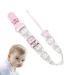 Aizuoni pacifier clip pacifier holder clip-anti-drop universal holders for pacifier and bite ring pacifier cord bite toy fits fit for most pacifiers A01