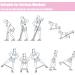 GAIYAH FITNESS Long Fabric Resistance Bands Set for Women - Pink/Black-2 - Buy Online on GoSupps.com